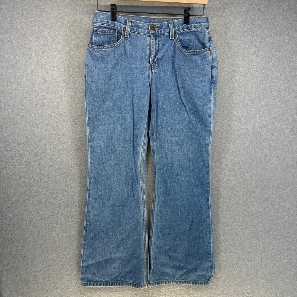 Jeanology Collection Jeans Womens Size 6 Petite Blue 100% Cotton Denim Bootcut